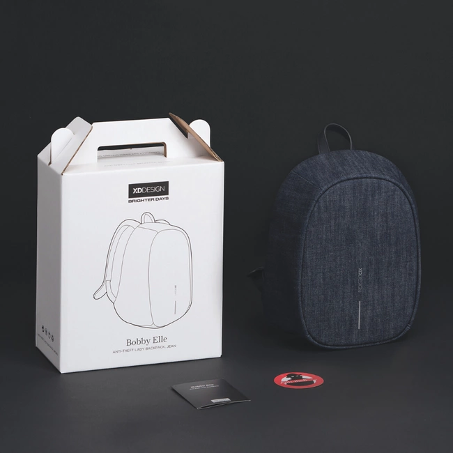 Plecak miejski dla pań XD Design Elle Fashion - blue denim