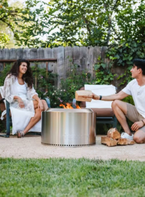 Palenisko ogrodowe ze stojakiem Solo Stove Yukon 2.0 - stainless steel