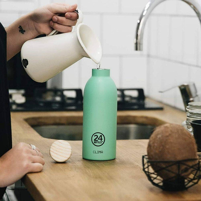 Butelka termiczna 24Bottles Clima 500 ml - ebony rose