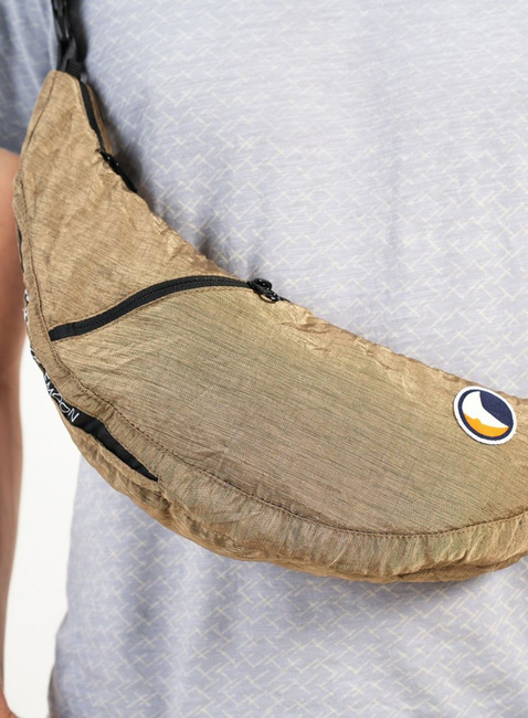 Torba na ramię Ticket To The Moon Premium Upcycled Sling Bag - natural beige