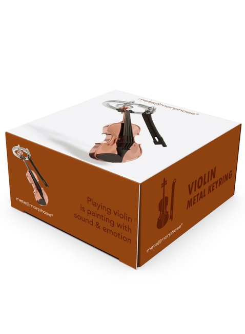 Brelok do kluczy torebki Metalmorphose - skrzypce i smyczek