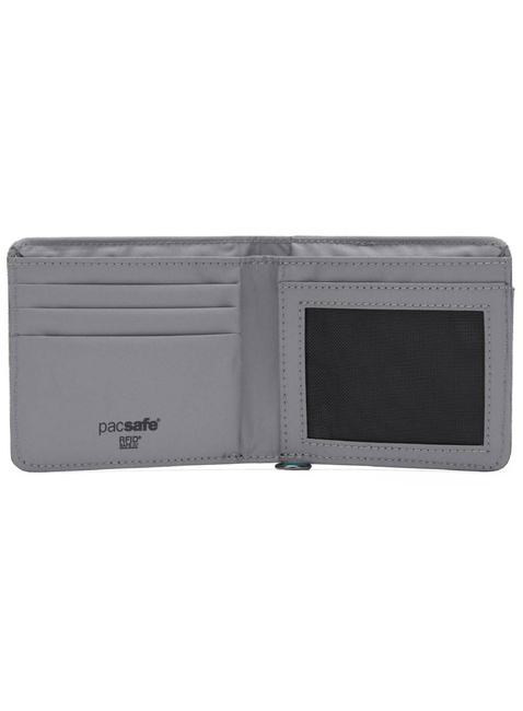 Portfel antykradzieżowy Pacsafe RFIDsafe Bifold Wallet - stone