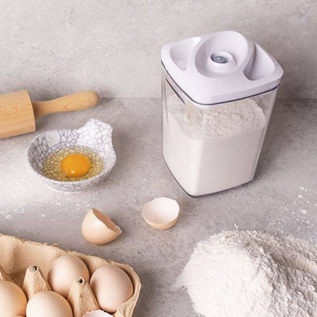 Pojemnik próżniowy na żywność Dafi SeeYoo 1,3 l - grafitowy