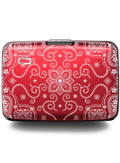 Portfel aluminiowy Ogon Design Stockholm Card Case Premium V3 - bandana red