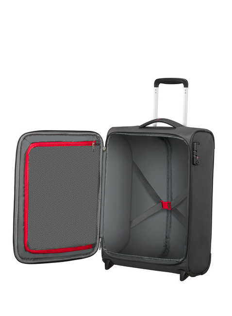 Walizka kabinowa American Tourister Crosstrack - grey / red