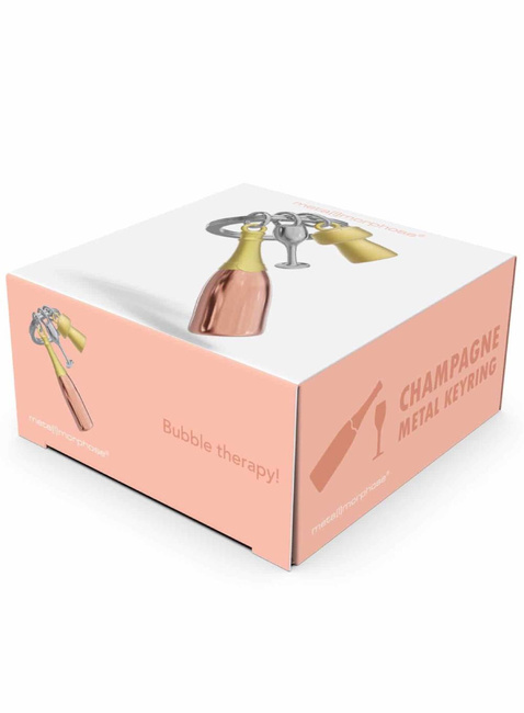 Brelok do kluczy torebki Metalmorphose - szampan rose
