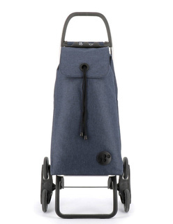 Wózek na zakupy na schody Rolser I-Max TWEED - navy blue