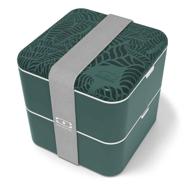 Dwupoziomowy pojemnik na lunch MB Square Bento Box Monbento - jungle