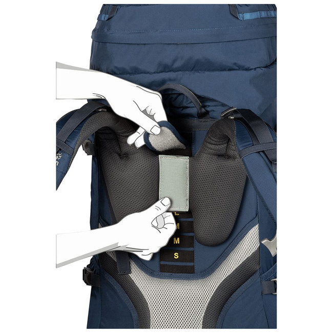 Plecak Jack Wolfskin Highland Trail 55 Women - cabernet