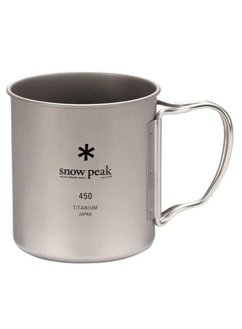 Kubek tytanowy Snow Peak Ti -Single 450 Cup - silver