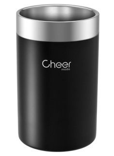 Stalowe wiaderko schładzacz do butelek Cheer Moda Keep - black