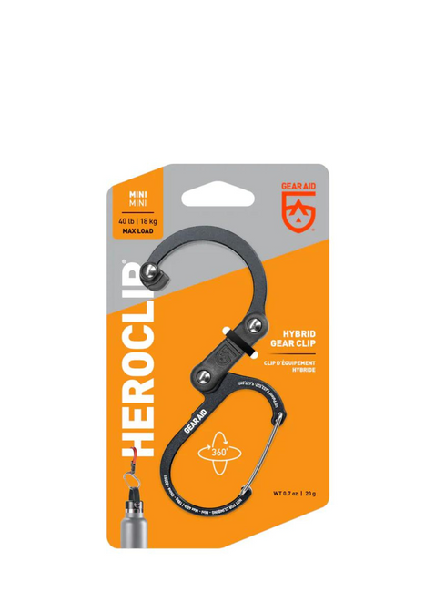 Karabińczyk Gear Aid Heroclip Mini - stealth