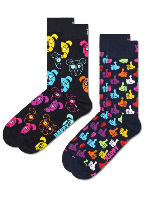 Skarpety dla dorosłych 2 pary Happy Socks 2-Pack Classic - dog
