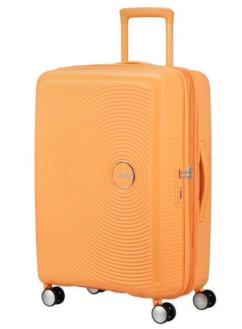 Walizka średnia American Tourister Soundbox EXP - papaya pop