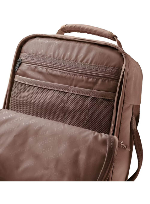Plecak podróżny średni Puccini Jetzy - brązowy
