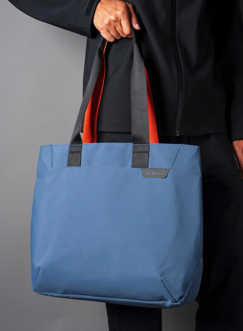 Torba miejska na zakupy Alpaka Elements Tote Medium - blue / orange