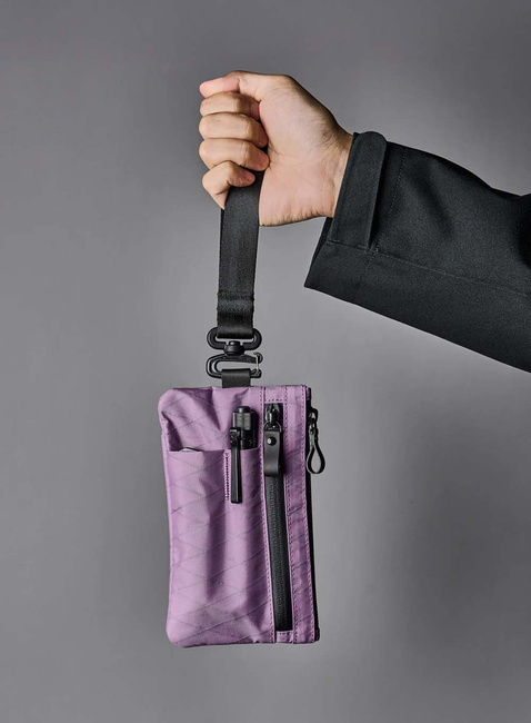 Organizer saszetka Alpaka Zip Clutch - mulberry