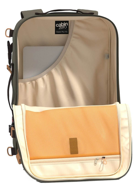Plecak torba podręczna CabinZero Classic Plus 42 l - grey moor
