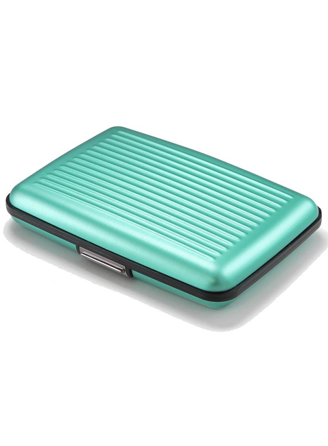Portfel aluminiowy Ogon Design Stockholm Card Case Premium V3 - turquoise