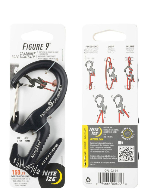 Karabinek z zaciskiem Nite Ize FIGURE 9® Large