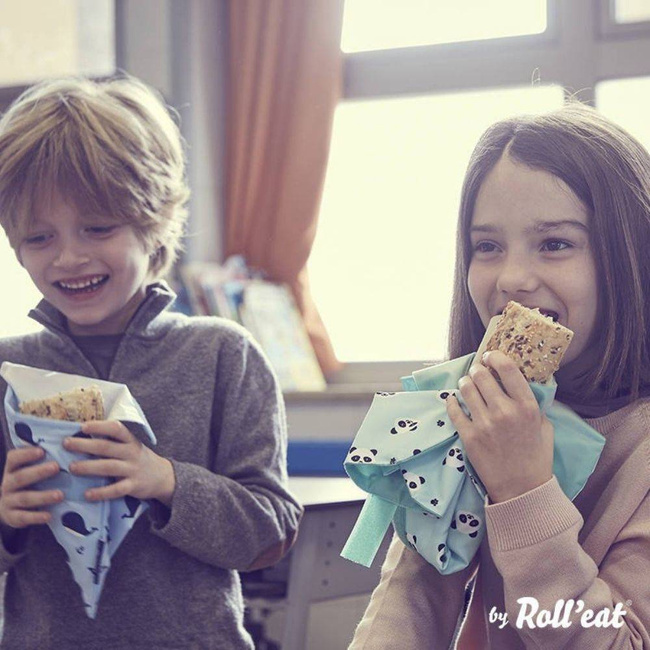 Torebka do żywności śniadaniówka Snack'n'Go  Animals - panda