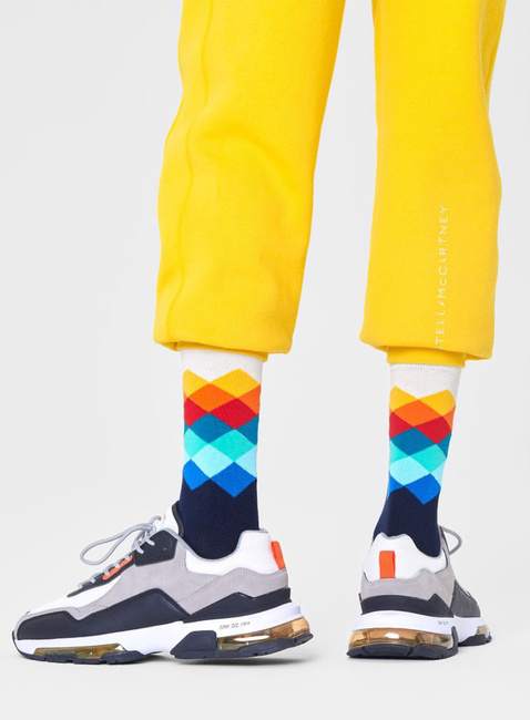 Skarpety unisex Happy Socks - navy / faded diamond