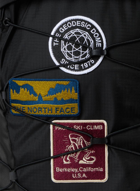 Plecak miejski The North Face Borealis - tnf black U Borealis patch / tnf white
