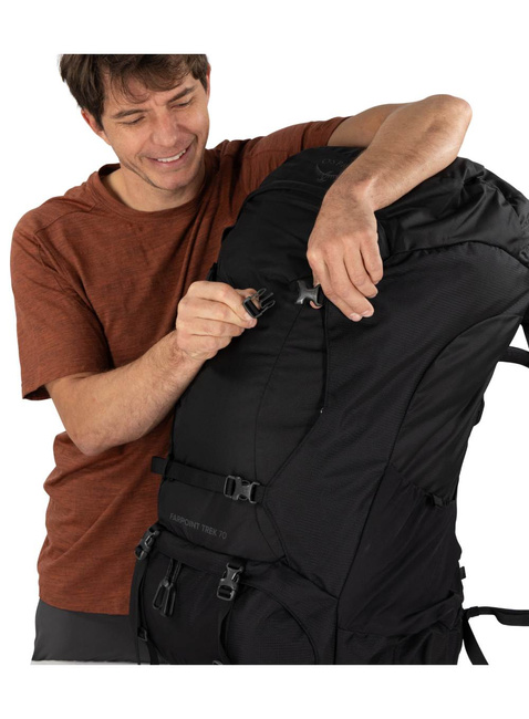 Plecak turystyczny Osprey Farpoint Trek 70 - black