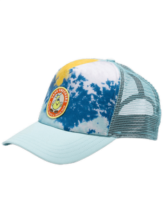 Czapka Vans Checkers Curved Bill Trucker - blue glow