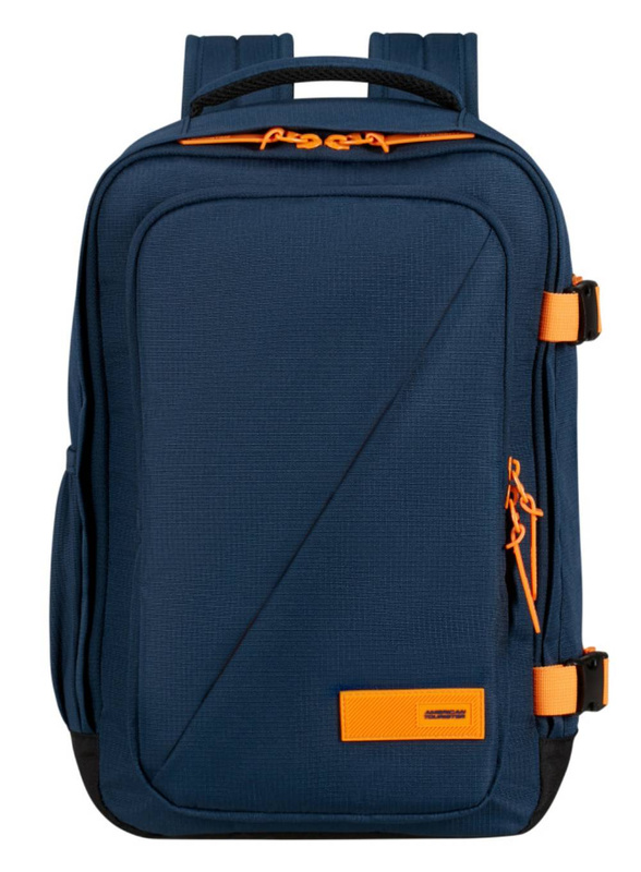 navy / radiant orange