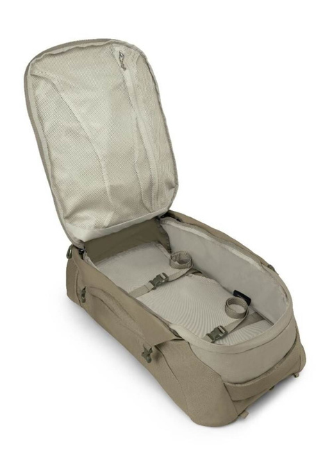 Plecak turystyczny torba Osprey Farpoint 55 - sawdust