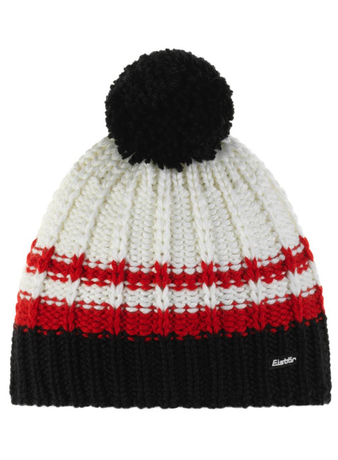 Czapka zimowa Eisbar Kova Pompon - multicolored / red / white