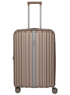Walizka średnia poszerzana Travelite Paros - cappuccino