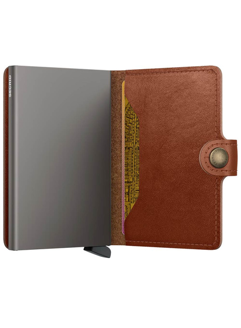 Portfel kieszonkowy RFID Secrid Miniwallet Texano - saddle