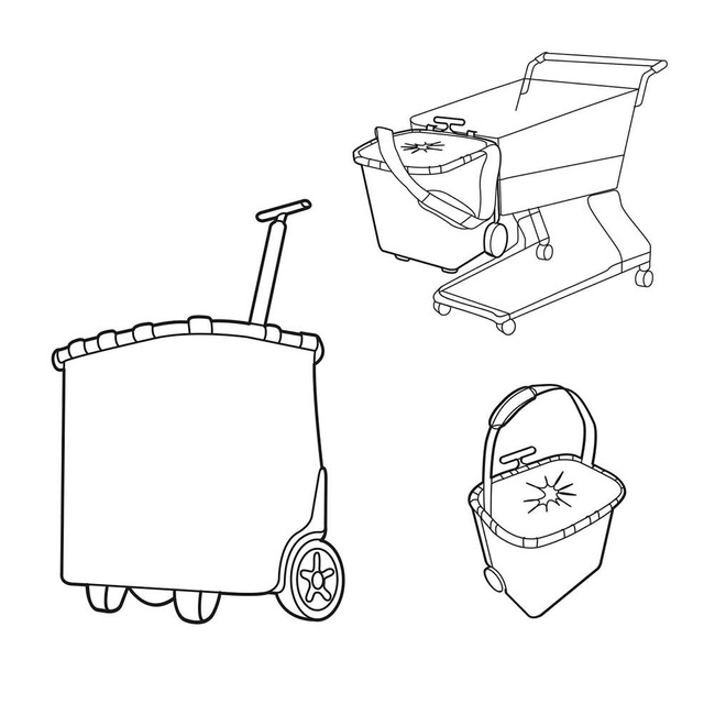 Wózek na zakupy Reisenthel Carrycruiser - dots