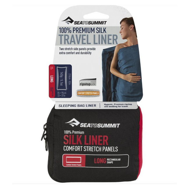 Prześcieradło Sea to Summit Silk Stretch Liner Long
