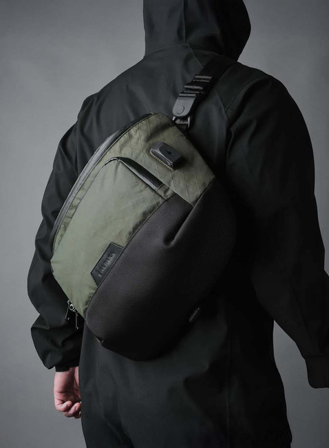 Torba crossbody Alpaka Bravo Sling Max V2 - dark green
