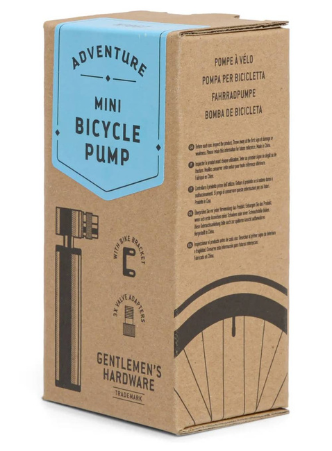 Kompaktowa pompka do roweru Gentlemen's Hardware Mini Bike Pump