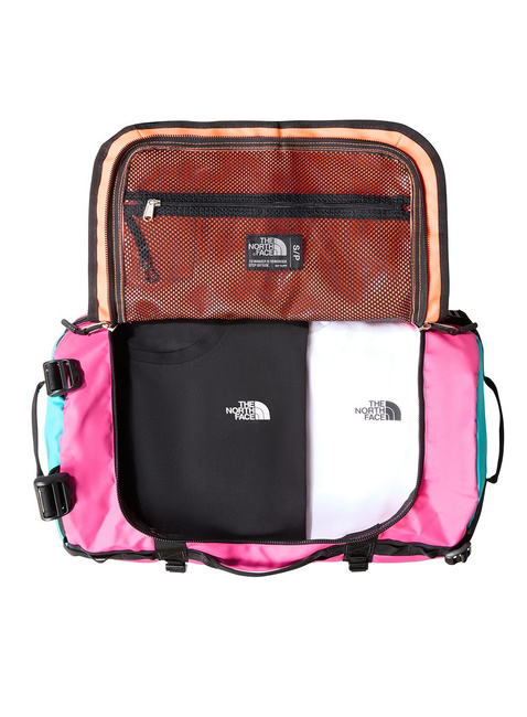Torba podróżna The North Face Base Camp Duffel S - Mr. pink / apres blue / power orange 