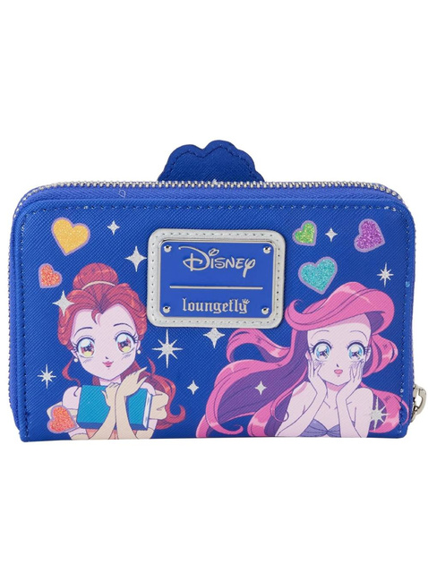 Portfel dziecięcy Loungefly x Disney Zip Around Wallet - princess manga style