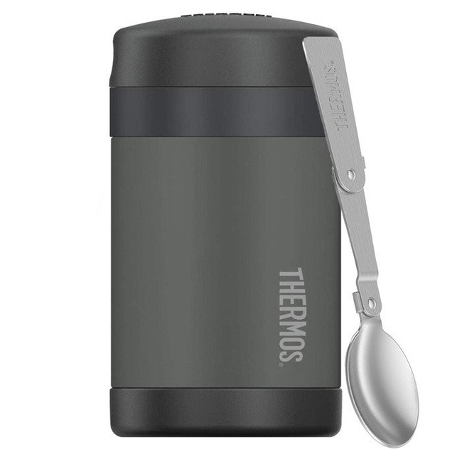 Termos obiadowy dziecięcy Thermos FUNtainer z łyżką - grey
