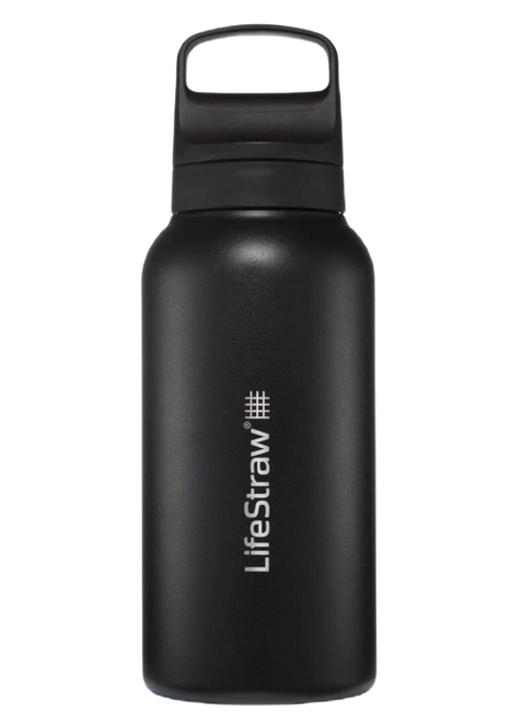 Butelka termiczna z filtrem LifeStraw Go Steel 1 l - nordic black