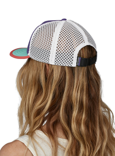 Czapka z daszkiem Patagonia Duckbill Shorty Trucker Hat - lost and found / tidepool blue