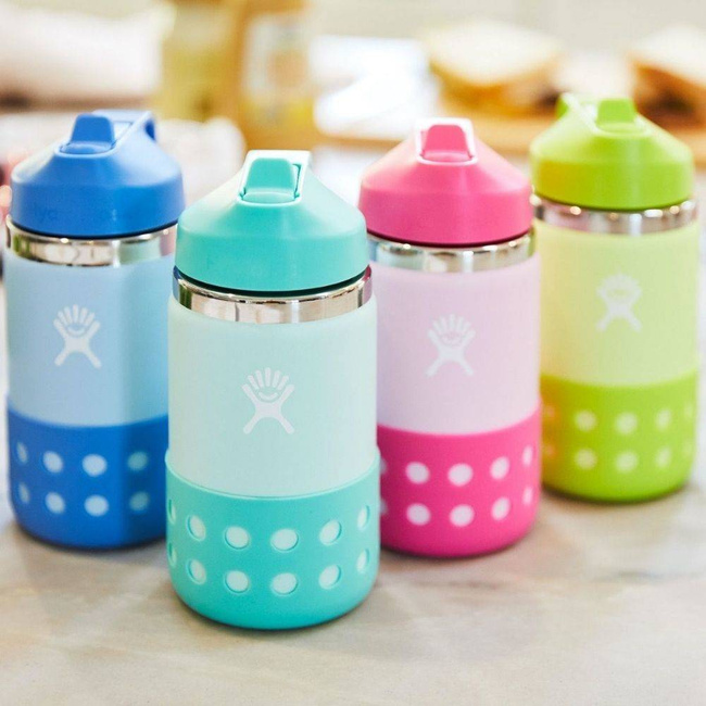 Butelka termiczna Hydro Flask Wide Mouth Straw Lid 355 ml - paradise