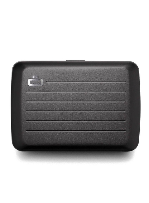 Portfel aluminiowy Ogon Design Stockholm V2 matt paint - opium black