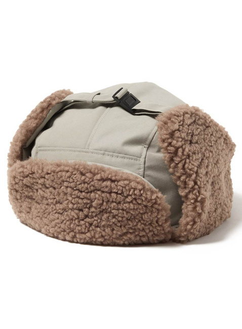 Czapka uszatka Snow Peak FR Flight Cap - greige