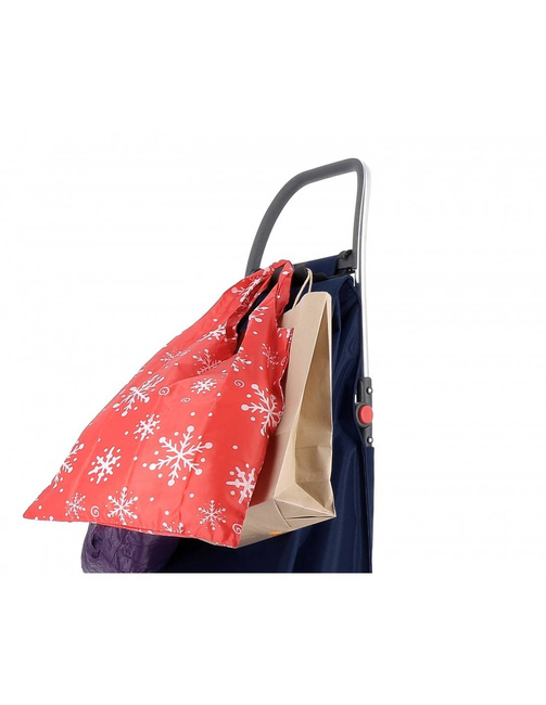 Wózek na zakupy na schody Rolser I-Max TWEED - navy blue