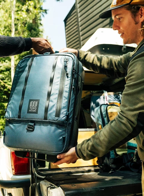 Torba / plecak na kółkach Topo Designs Apex Travel Roller Bag - pond blue