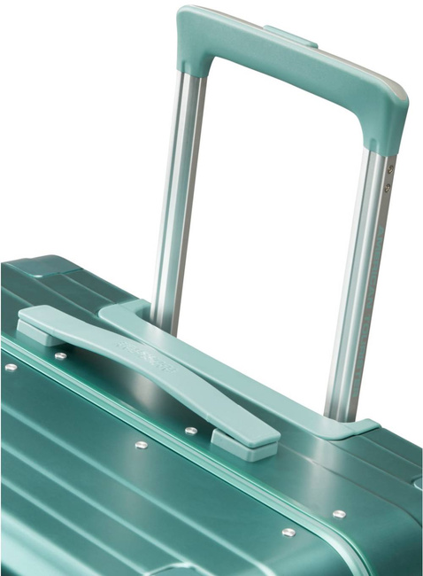 Walizka średnia American Tourister Soundbox Alu - dusty turquoise