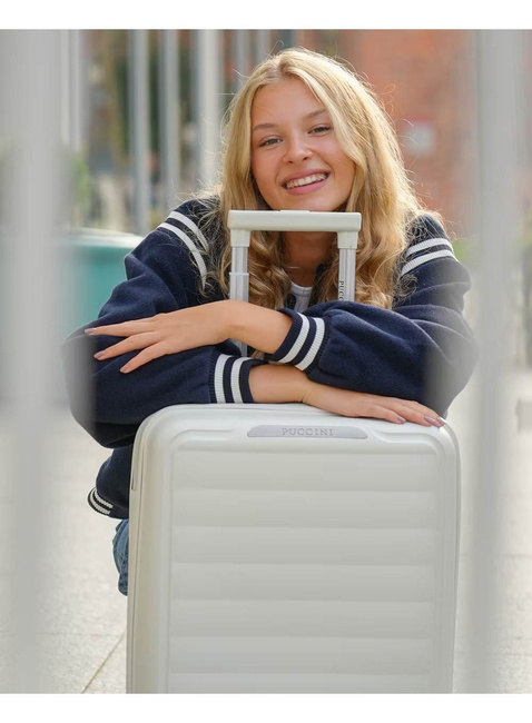 Walizka mała Puccini Turin - biały